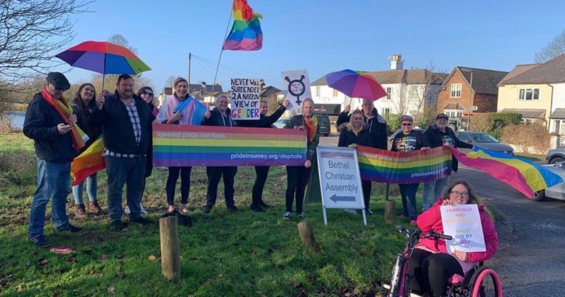 Christian conversion therapy group ejected by village after infiltrating Pride