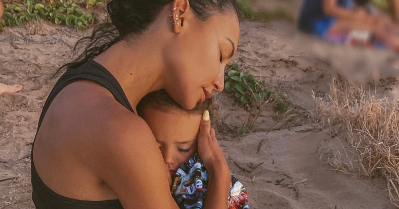 Naya Rivera with her four-year-old son, Josey Hollis