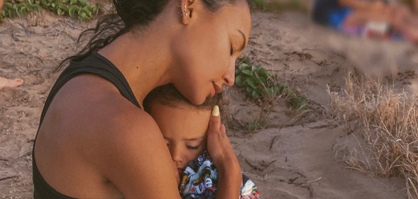Naya Rivera with her four-year-old son, Josey Hollis