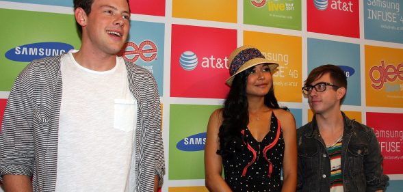 (From L to R) Cory Monteith, Naya Rivera and Kevin McHale. (Gail Oskin/WireImage for Samsung)