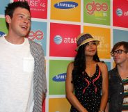 (From L to R) Cory Monteith, Naya Rivera and Kevin McHale. (Gail Oskin/WireImage for Samsung)