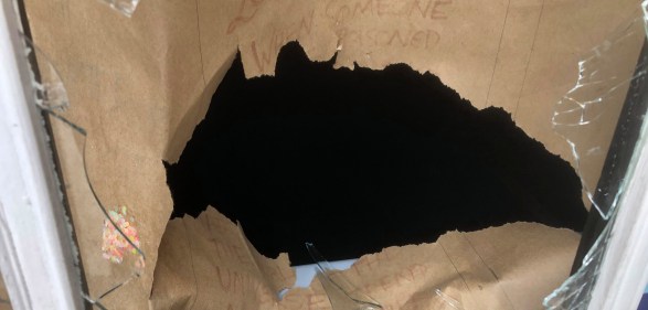 A beloved queer bar in southern California, Main Street Bar & Cabaret, saw its windows broken by vandals. (Main Street)