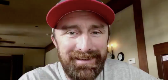 Gay Utah County commissioner Nathan Ivie. (Screen capture via Twitter)