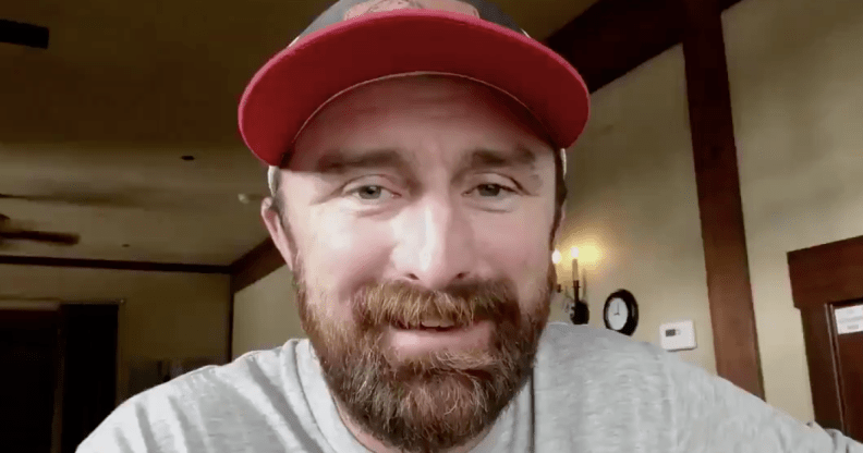 Gay Utah County commissioner Nathan Ivie. (Screen capture via Twitter)