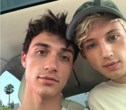 Troye Sivan (R) and Jacob Bixenman (L). (Instagram)
