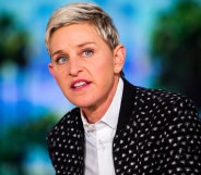 Ellen DeGeneres during a taping of The Ellen DeGeneres Show.