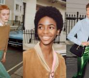 Three 'gender-neutral' Gucci models, all are thin and androgynous