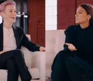 Megan Rapinoe and Alexandria Ocasio-Cortez