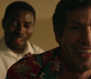 Andy Samberg's character in the film tries anal sex