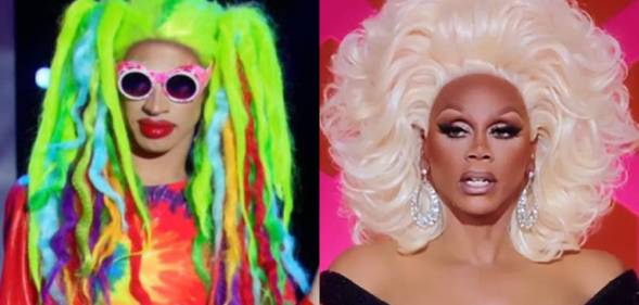 Yvie Oddly and RuPaul