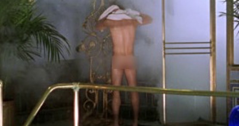 Ryan Phillippe (top-centre) and Ryan Phillippe's butt, (bottom-centre) in Cruel Intentions. (Screen capture via YouTube)