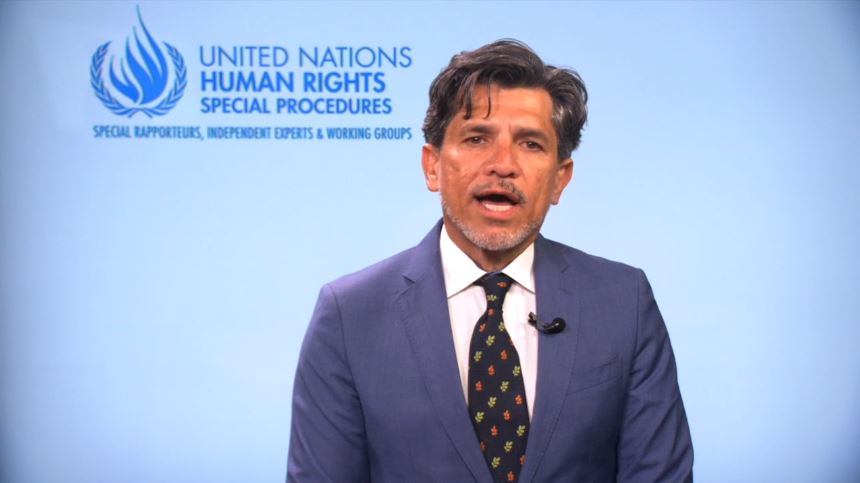 Victor Madrigal-Borloz, the UN's independent expert on protection against violence and discrimination based on sexual orientation and gender identity