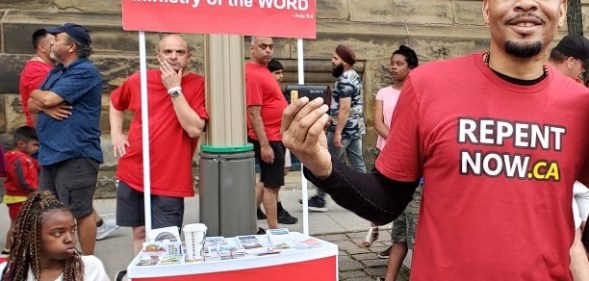 homophobic street preacher dorre love