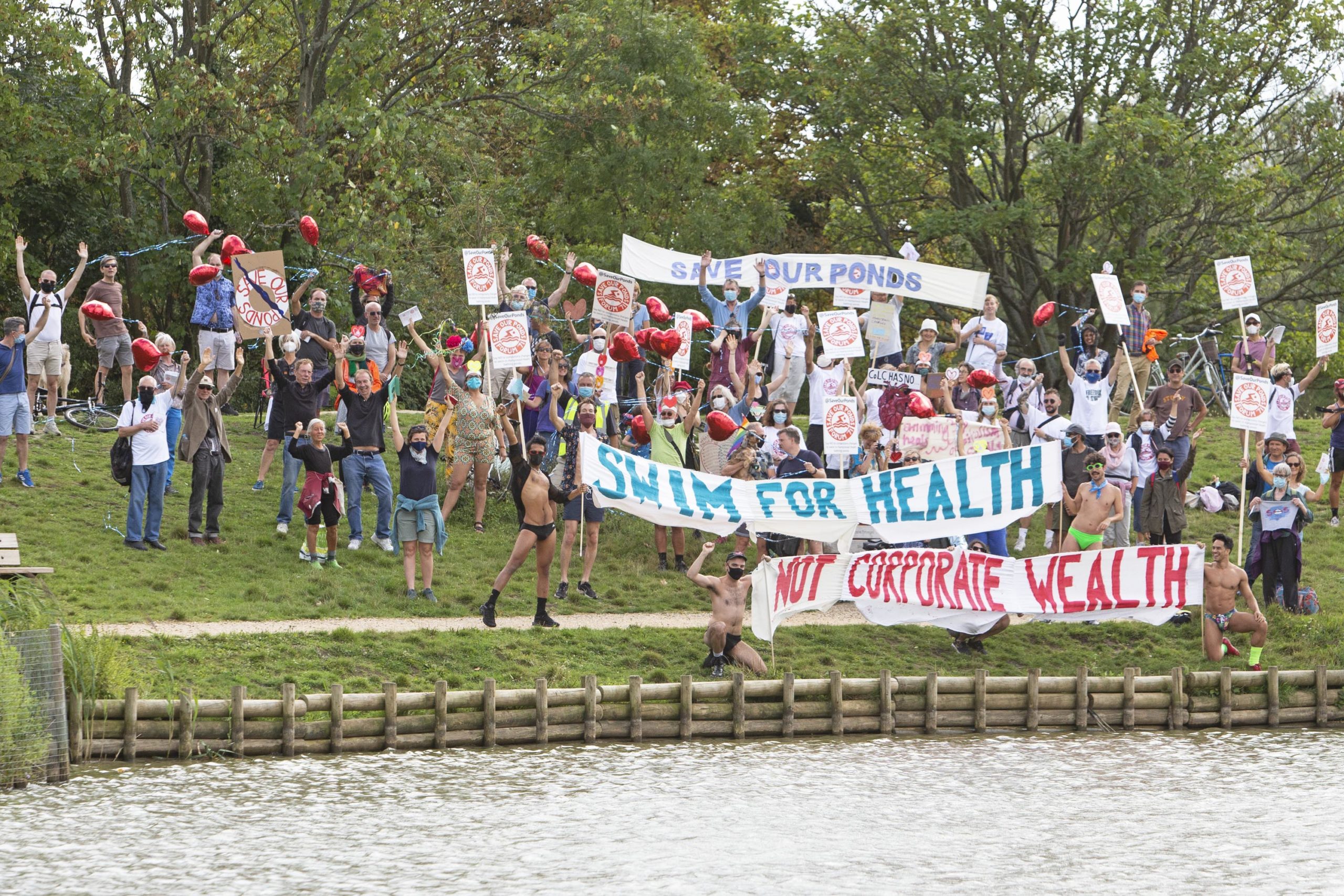 Hampstead Heath ponds charges protested by LGBT swimmers