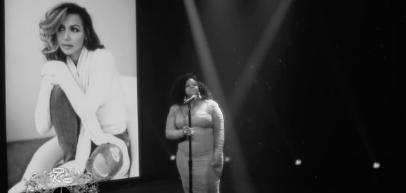 Amber Riley Naya Rivera tribute