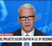 Anderson Cooper breaks down in tears