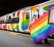 Avanti West Coast launches the UK’s first fully wrapped Pride train staffed by all LGBTQ+ crew.