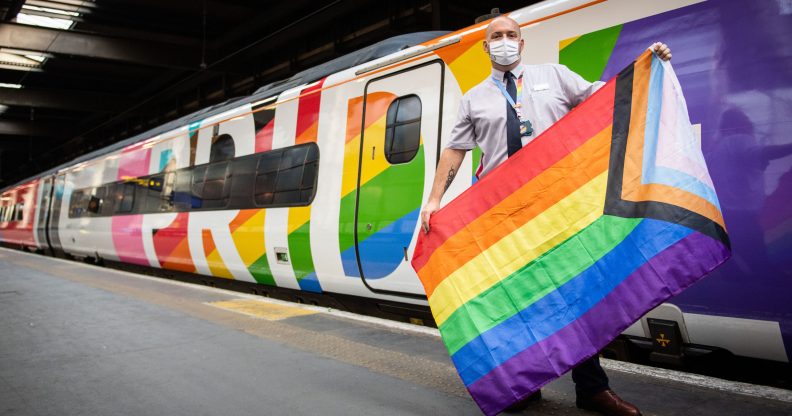 Avanti West Coast launches the UK’s first fully wrapped Pride train staffed by all LGBTQ+ crew.