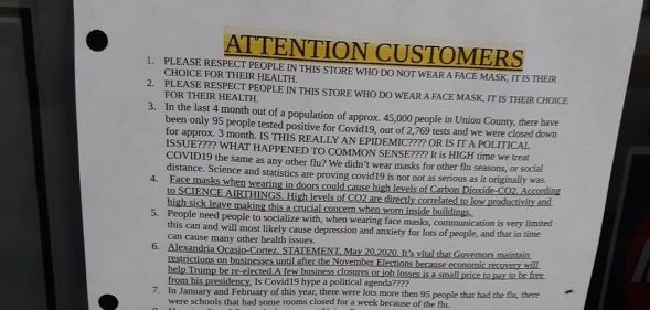 grocery store says LGBT+ people spread diseases