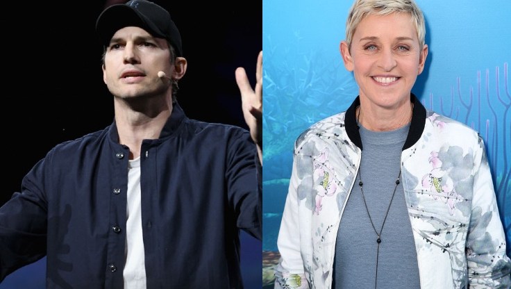 Ashton Kutcher Ellen DeGeneres