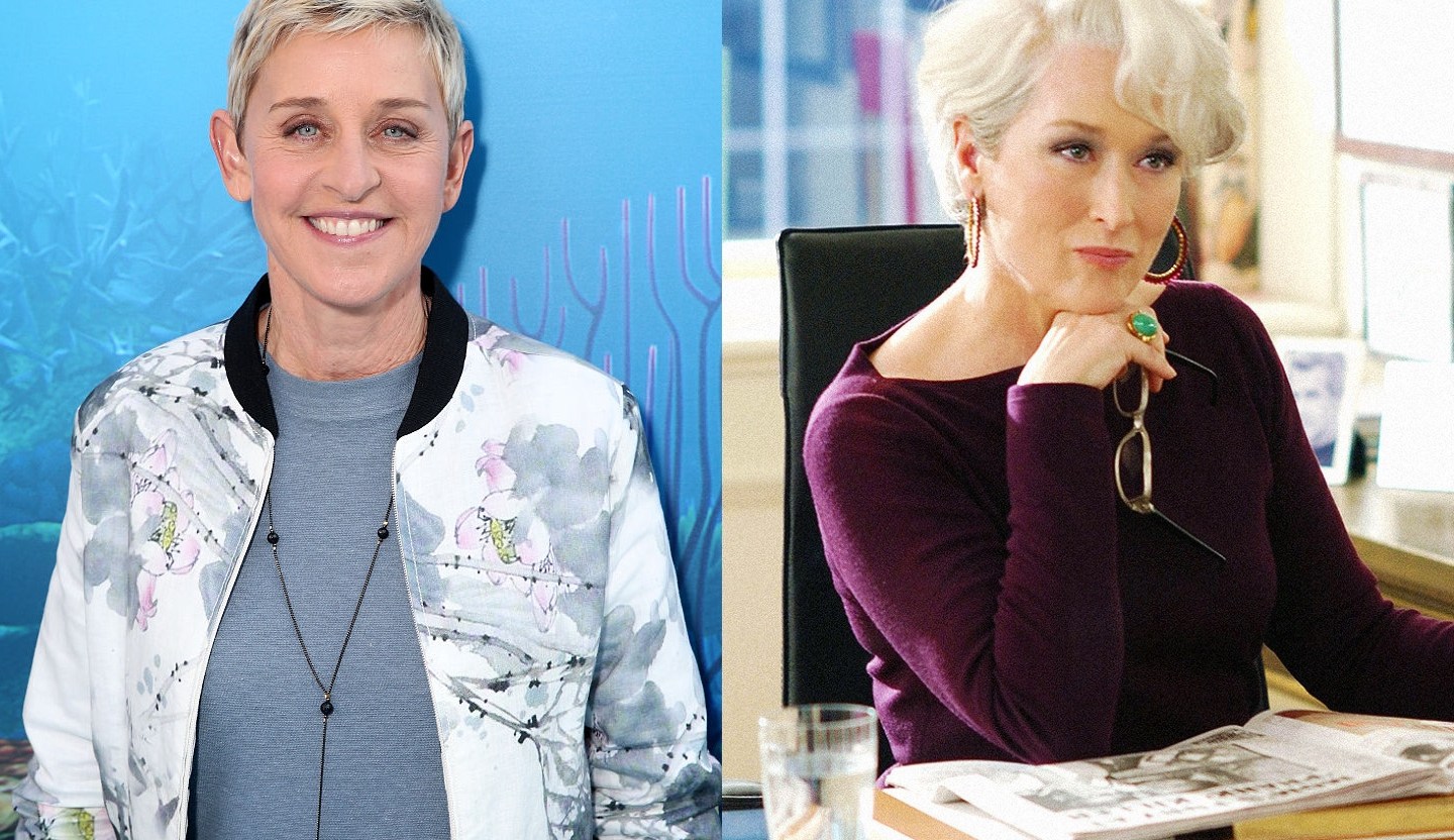 Ellen DeGeneres Miranda Priestly The Devil Wears Prada