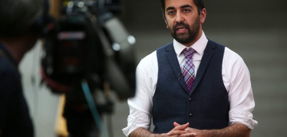 Humza Yousaf put forward the proposed amendment to his hate crime bill.