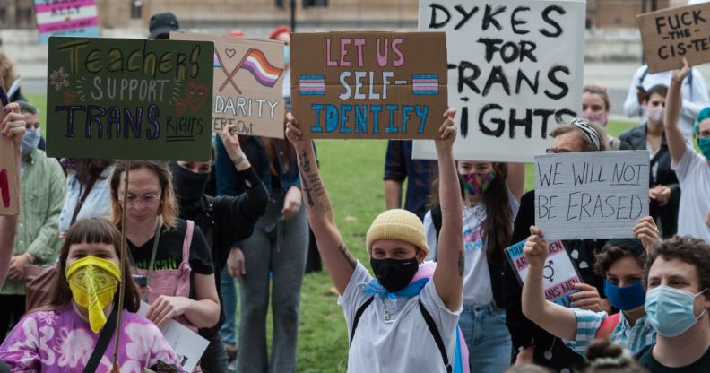 Metropolitan Police face legal action after threatening trans protesters