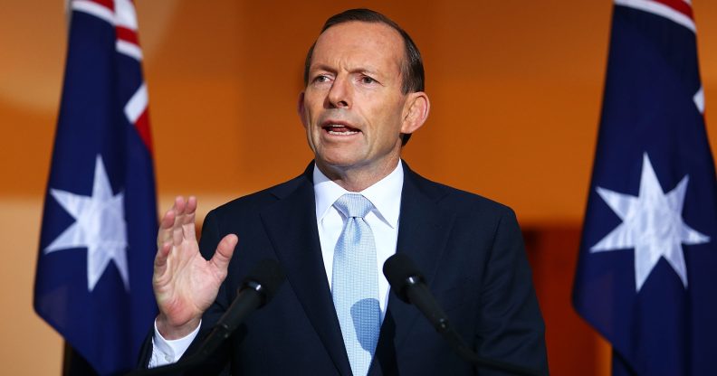 Former Australian Prime Minister Tony Abbott