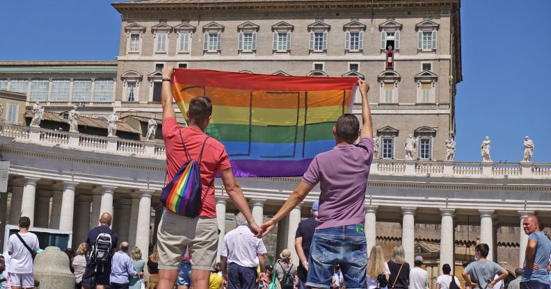 Polish gay couple travel to the vatican