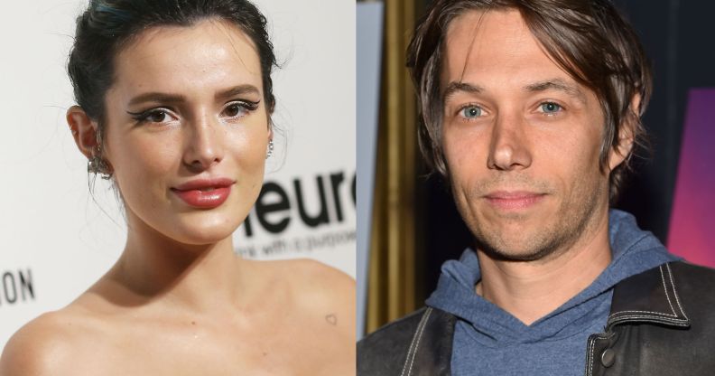 Sean Baker (right) insisted he is not making a film about OnlyFans with Bella Thorne