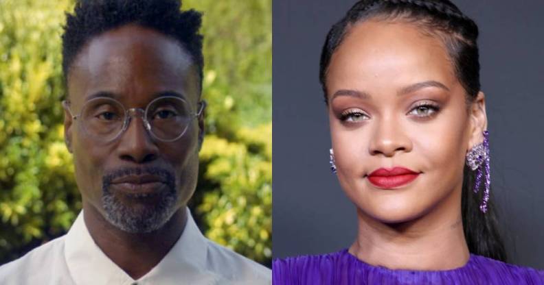 Billy Porter and Rihanna