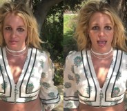 Britney Spears thanks fans for being supportive in a new instagram post. (Screen captures via Instagram)