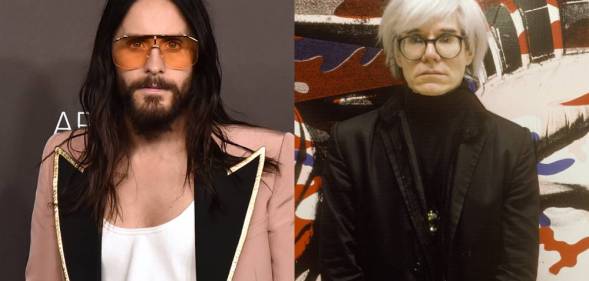 Jared Leto and Andy Warhol