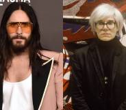 Jared Leto and Andy Warhol