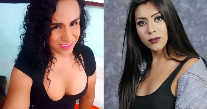 Julie Torres (L) and Sam Rosales (R). Two trans women slain within a day of one another in Mexico. (Twitter)