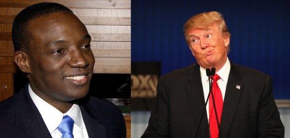 Donald Trump allegedly referred to gay Apprentice contestant Kwame Jackson as a "Black f*g".