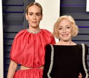 Sarah Paulson and Holland Taylor attend the 2019 Vanity Fair Oscar Party