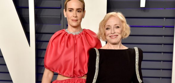 Sarah Paulson and Holland Taylor attend the 2019 Vanity Fair Oscar Party