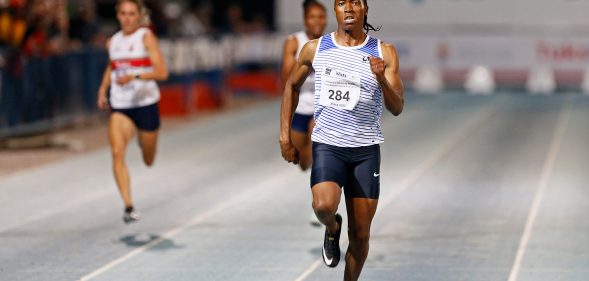 South African 800 metre Olympic champion Caster Semenya. (PHILL MAGAKOE/AFP via Getty Images)