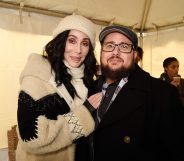 Cher with her son Chaz Bono