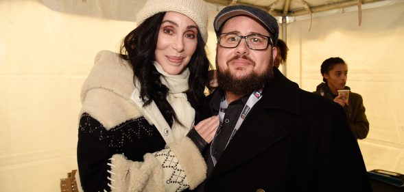 Cher with her son Chaz Bono