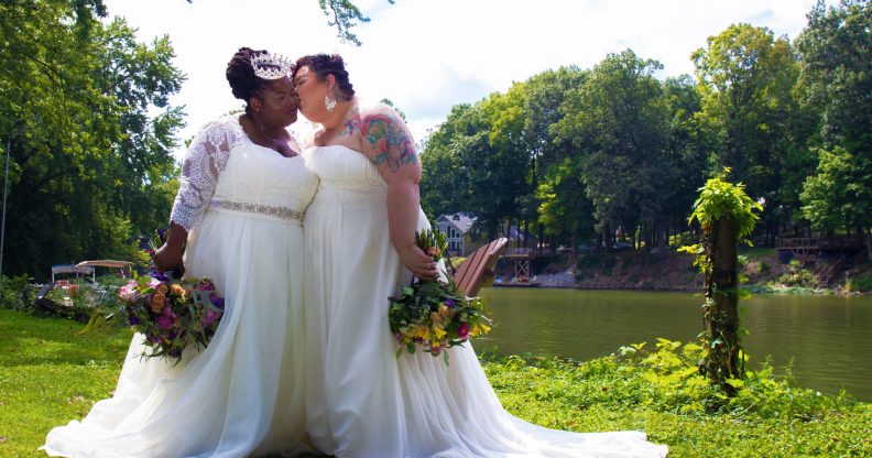 queer AirBnB wedding