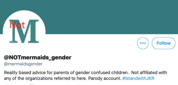 Mermaids fake account Twitter transgender