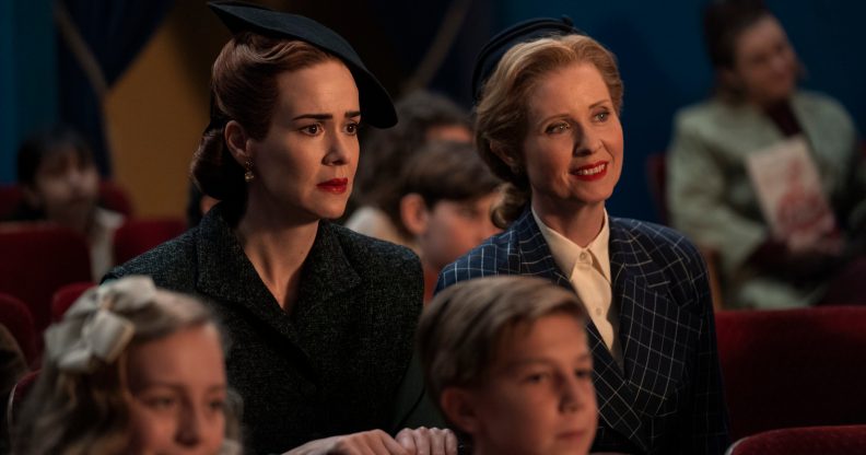 Sarah Paulson and Cynthia Nixon in Ratched.