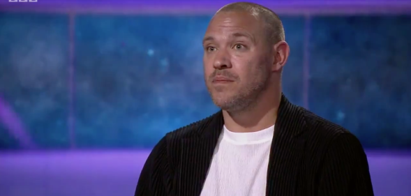 Will Young appeared on BBC Newsnight to discuss what 'gay shame' means to him. (Screen capture via Twitter)