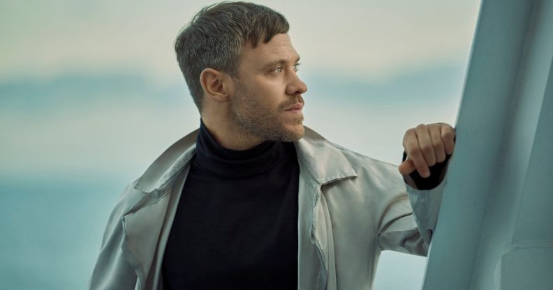 Will Young looking off into the distance