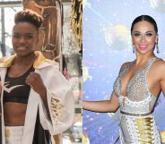 Several Strictly Come Dancing pros, including Katya Jones (R), are reportedly vying to be paired with Nicola Adams. (Getty)