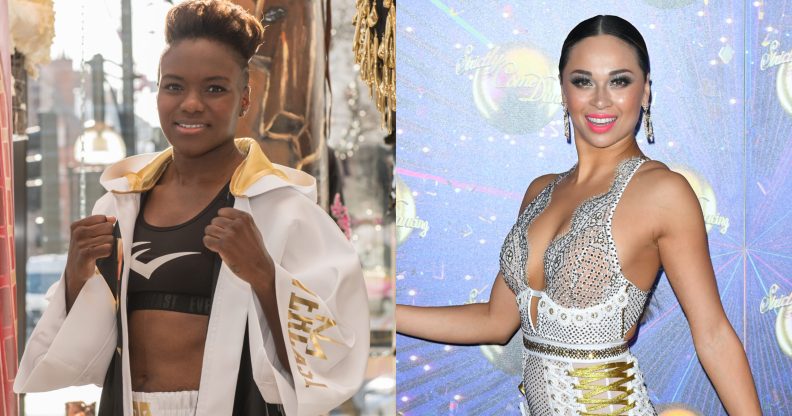 Several Strictly Come Dancing pros, including Katya Jones (R), are reportedly vying to be paired with Nicola Adams. (Getty)