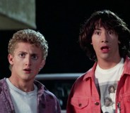Keanu Reeves and Alex Winter in 1989's Bill & Ted's Excellent Adventure