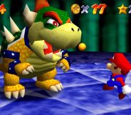 In Super Mario 64, when Mario would fling Bowser out of the stage, he would utter a line that, to many, sounded like: "So long, gay Bowser!". (Nintendo)